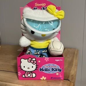 Rare Vintage 2003 Sanrio Hello Kitty Nakajima Volleyball Plush